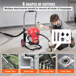 Μηχανή καθαρισμού αποχέτευσης VEVOR 120FT x 6/5&quot; 1100W Sectional Snake Auger Manual Feed