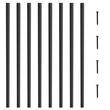 Μεταλλικά κάγκελα VEVOR Staircase, 38&#039;&#039; x 1&#039;&#039; Επίπεδοι διακοσμητικοί άξονες από κράμα αλουμινίου, 72 Pack κιγκλίδωμα καταστρώματος με βίδες, κλασικό κιγκλίδωμα κοίλου καταστρώματος σατέν με μαύρη επίστρωση για βεράντα