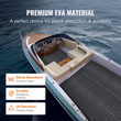 VEVOR Boat Flooring, EVA Foam Boat Decking 94,5&quot; x 23,6&quot;, Αντιολισθητικό αυτοκόλλητο δάπεδο, 15,5 sq.ft Θαλάσσιο χαλί για σκάφη, γιοτ, Pontoon, δάπεδο καγιάκ