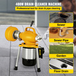 VEVOR Drain Auger 20-100mm 400W Pipe Dredger Pipeline Unblocker Snake Cleaner φορητό εργαλείο για τουαλέτα