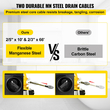VEVOR Drain Auger 20-100mm 400W Pipe Dredger Pipeline Unblocker Snake Cleaner φορητό εργαλείο για τουαλέτα