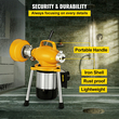 VEVOR Drain Auger 20-100mm 400W Pipe Dredger Pipeline Unblocker Snake Cleaner φορητό εργαλείο για τουαλέτα
