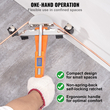 VEVOR Pipe Tube Bender, 1/4&quot;-7/8&quot; Ratcheting Tubing Bender, 90° Forward/Reverse Pipes Bender Tools with 7 Dies for HVAC Air Conditioning Refrigerator