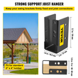 VEVOR Κρεμάστρα Joist Concealed-Flange Face-mount Joist Hanger 12τμχ για ξυλεία 2&quot;x4
