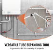 Εγχειρίδιο VEVOR Pipe Expander PEX Tubing Expander 3 Expander Heads 1/2