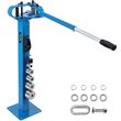 VEVOR YP-38 Metal Bender 1&quot;-3&quot; Επίπεδη ράβδος τετράγωνη ράβδος κάμψης 7 μήτρες με βάση δαπέδου