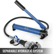 VEVOR Hydraulic Crimping Tool 6T, Πένσα πρέσας 16-20-25-32MM, Πένσα σύσφιξης σωλήνα σε σχήμα U/TH, Πένσα πρέσας χειρός PE-X Εργαλείο σύσφιξης για σύνθετους σωλήνες PEX