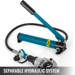 VEVOR 6T Hydraulic Crimping Tool V12-28mm TH16-32mm Πένσα πρέσας, Πένσα σύσφιξης σωλήνων σε σχήμα V/TH, Πένσα χειρός κεφαλής 360° με σιαγόνες PE-X Εργαλείο σύσφιξης για σύνθετους σωλήνες PEX PE-X PB