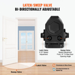 VEVOR Door Closer, Automatic Door Closer Εμπορική ή οικιακή χρήση για βάρη πόρτας 68 kg, ρυθμιζόμενο μέγεθος Hydraulic buffer Door Closers Heavy Duty Χυτό σώμα από αλουμίνιο, Εύκολη εγκατάσταση, Μαύρο