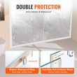 VEVOR Πόρτα ντους ημι-πλαίσιο 57,7-59&quot; x 70&quot; SGCC Tempered Glass 1/4&quot; Chrome