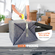 Κινούμενες κουβέρτες VEVOR, 72&quot; x 54&quot;, Βάρος 21 lbs/dz, 24 συσκευασίες, επαγγελματική κουβέρτα συσκευασίας από ανακυκλωμένο βαμβάκι, μεγάλα μαξιλαράκια μεταφοράς βαρέως τύπου Ιδανικά για προστασία επίπλων, δαπέδων, ηλεκτρικών συσκευών