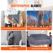 Κινούμενες κουβέρτες VEVOR, 72&quot; x 54&quot;, Βάρος 21 lbs/dz, 24 συσκευασίες, επαγγελματική κουβέρτα συσκευασίας από ανακυκλωμένο βαμβάκι, μεγάλα μαξιλαράκια μεταφοράς βαρέως τύπου Ιδανικά για προστασία επίπλων, δαπέδων, ηλεκτρικών συσκευών