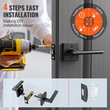 VEVOR Passage Door Handle 1 Pack Μαύρο ματ μοχλός εσωτερικής πόρτας που δεν κλειδώνει