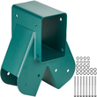VEVOR A-Frame Middle Swing Brackets, Heavy Duty Carbon Steel Swing Hardware with Mounting Hardware, DIY Swing Set Bracket Swing Set Kit for 2 (101,6x101,6mm) πόδια &amp; 1 (101,6x152,4mm) Beam, Green