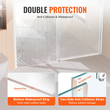 VEVOR Πόρτα ντους χωρίς πλαίσιο 58-59&quot; x 75&quot; SGCC Tempered Glass 5/16&quot; Chrome