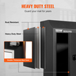 VEVOR Through The Door Key Drop Box Mailbox with Combination Lock Black