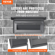 VEVOR Through The Wall Drop Box 12,5x6,3x16,9&quot; Γραμματοκιβώτιο με Κωδικό Κλείδωμα Σκούρο Γκρι