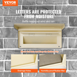VEVOR Through The Wall Drop Box 12,5x6,3x16,9&quot; Γραμματοκιβώτιο με Κωδική Κλειδαριά Μπεζ