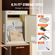 VEVOR Through The Wall Drop Box 12,5x6,3x16,9&quot; Γραμματοκιβώτιο με Κωδική Κλειδαριά Μπεζ