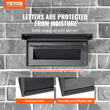 VEVOR Through The Wall Drop Box 12,5x6,3x16,9&quot; Γραμματοκιβώτιο με Κλείδωμα Κωδικού Μαύρο