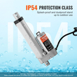 VEVOR Linear Actuator 12V 4 Inch High Load 330lbs/1500N 0,19&quot;/s IP54 Protection