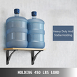 Βάση στήριξης ραφιών VEVOR Heavy Duty 2 Pack, Floating Shelf Bracket 8x9x2,5&quot;, 450lbs Load Garage Workshop Home Steel ράφι στηρίγματα Χειροποίητη συγκολλημένη βάση στήριξης ραφιού Τριγωνικό Τοίχο Ματ Μαύρο DIY Rustic