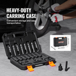 VEVOR 360 Degree Swivel Impact Sockets Set 14pcs 6 Point 3/8in Drive Socket Set