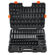 VEVOR Impact Sockets Set 130PCS 6-Point 3/8&quot; &amp; 1/2&quot; Drive Bit Ratchet Tool Kit