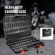 VEVOR Impact Sockets Σετ 59 τμχ 6-Point 3/8&quot; &amp; 1/2&quot; Drive Bit Ratchet Tool Kit