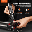 VEVOR Ρυθμιζόμενο κατσαβίδι ροπής 1/4&quot; Εύρος 10-70 in/lb w/ 1 in-lb Αύξηση