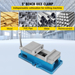 Μέγγενη VEVOR 5&quot; Super-Lock για μηχανές NC/CNC Σφιγκτήρας πάγκου Μέγγενη Υψηλής Ακρίβειας, Μέγγενη Σφιγκτήρας Μέγγενη CNC Μέγγενη Κλείδωμα Μέγγενη Διάτρηση 125mm Πλάτος CNC 24KN