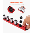 VEVOR Socket Organizer Rail Set 3PCS Aluminum Socket Organizers με 40 κλιπ