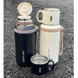 Φορητό παγούρι-θερμός με κούπα - 650ml - 219507 - Black