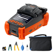 VEVOR Fiber Fusion Splicer 4 Motors, Clad Alignment Fiber Fiber Fusion Splicer Kit με 4&quot; ψηφιακή οθόνη LCD, 3 σε 1 θήκη οπτικών ινών, Auto Focus Optical Fiber Cleaver Kit 9s Spicing 9-25s Θέρμανση