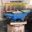 VEVOR Single Horn Anvil 44Lbs Steel Anvil Blacksmith προς πώληση Εργαλεία και εξοπλισμός Forge Anvil Rugged Round and Square Hole Horn Anvil Blacksmith Jewelers Metalsmith Blacksmith Tool
