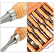 VEVOR Wood Chisel Sets 12 τμχ Σμίλες τόρνου 3-3/4 ιντσών /95mm Σμίλες ξυλουργικής 9 ιντσών Εργαλεία τόρνου ξύλου Σμίλες ξύλου Εργαλεία τόρνου για ξυλογλυπτική ρίζα σκάλισμα επίπλων Τόρνοι σκάλισμα επίπλων