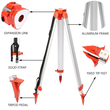 Τρίποδο αλουμινίου &amp; 5m Survey Leveling Staff for Laser Level /Dumpy Tripod 1,65m