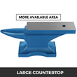 VEVOR Single Horn Anvil 44Lbs/20Kg Χυτοσίδηρος σιδεράς αμόνι προς πώληση Εργαλεία και εξοπλισμός σφυρηλάτησης Anvil Rugged Round Horn Anvil Blacksmith Jewelers Metalsmith Blacksmith Tool