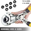 VEVOR Pex-Al-Pex λαβίδες 16-32 mm Πένσα πτύχωσης σύνθετου σωλήνα TH25 TH32, λαβίδες πίεσης σωλήνα 16 - 32 mm Pex-Al-Pex Composite Pipe aluverbund-rohre