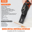 VEVOR 50PCS ταλαντευόμενες λεπίδες πριονιού, Universal γρήγορης απελευθέρωσης ταλαντευόμενες λεπίδες πριονιού, λεπίδες εργαλείων πολλαπλών εργαλείων για ξύλο πλαστικό αλουμίνιο, Fit Dewalt Milwaukee Hitachi Chicago Craftsman