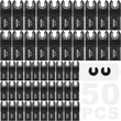 VEVOR 50PCS ταλαντευόμενες λεπίδες πριονιού, Universal γρήγορης απελευθέρωσης ταλαντευόμενες λεπίδες πριονιού, λεπίδες εργαλείων πολλαπλών εργαλείων για ξύλο πλαστικό αλουμίνιο, Fit Dewalt Milwaukee Hitachi Chicago Craftsman