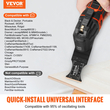 VEVOR 3PCS Carbide Oscillating Tool Blades, Universal Quick Release Oscillating Saw Blades, Multitool Tool Blades for σκληρό υλικό, μέταλλο, καρφιά, μπουλόνια, Fit Dewalt Milwaukee Hitachi Chicago