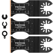 VEVOR 3PCS Carbide Oscillating Tool Blades, Universal Quick Release Oscillating Saw Blades, Multitool Tool Blades for σκληρό υλικό, μέταλλο, καρφιά, μπουλόνια, Fit Dewalt Milwaukee Hitachi Chicago