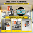 VEVOR Magnetic Drill 220V-240V Magnetic Drilling Machine 980W, Metal Drill Press High Power 680 rpm, Multi-function Metal Drill Press 35MM Core Drilling Machine for Drilling and Tapping