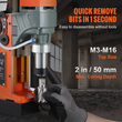 VEVOR Magnetic Drill 1450W 12800N Portable Mag Drill Press 800RPM