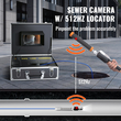 VEVOR Sewer Camera Pipe Inspection Camera 7 ιντσών οθόνη 1000TVL Camera 131ft