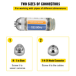 VEVOR 512HZ Sonde 8/5\&quot; and 1/4-20\&quot; Connectors Rigid Drain Locator για εντοπισμό και ανίχνευση μικρών υπονόμων &amp; αγωγών, ασημί