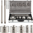 VEVOR Concrete Hole Saw Kit, 1-2/11\&quot;, 1-3/5\&quot;, 2-9/16\&quot;, 3-5/32\&quot;, 3-15/16\&quot; Σετ τρυπανιών SDS Plus &amp; SDS MAX Κόπτης Τοίχων Τρυπών Στέλεχος με Μπέκα 4-1/3\&quot; για σκυρόδεμα, τσιμέντο, πέτρινο τοίχο, Ma