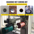 Τρυπάνι VEVOR Diamond Core, 6&quot;/152mm διάμετρος τρυπάνι πυρήνα, 14&quot;/355mm τρυπάνι πυρήνα σκυροδέματος, 5/8&quot;-11 τρυπάνι πυρήνα σπειρώματος, ξηρό/υγρό τρυπάνι με λεπίδα, διαμαντένιο τρυπάνι υγρού πυρήνα για σκυρόδεμα Τούβλο