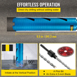 Τρυπάνι VEVOR Core, 2,5\&quot; / 63,5 mm Διάμετρος 5/8\&quot;-11 με σπείρωμα, 9,5\&quot; / 241,3mm Βάθος Διαμαντένιο Εργαλείο οπής ξηρού πυρήνα με μύτη πιλότου &amp; λεπίδα 4,5&quot;, πριονίδια οπής τοιχοποιίας για σκληρό σκυρόδεμα Τούβλο και Β